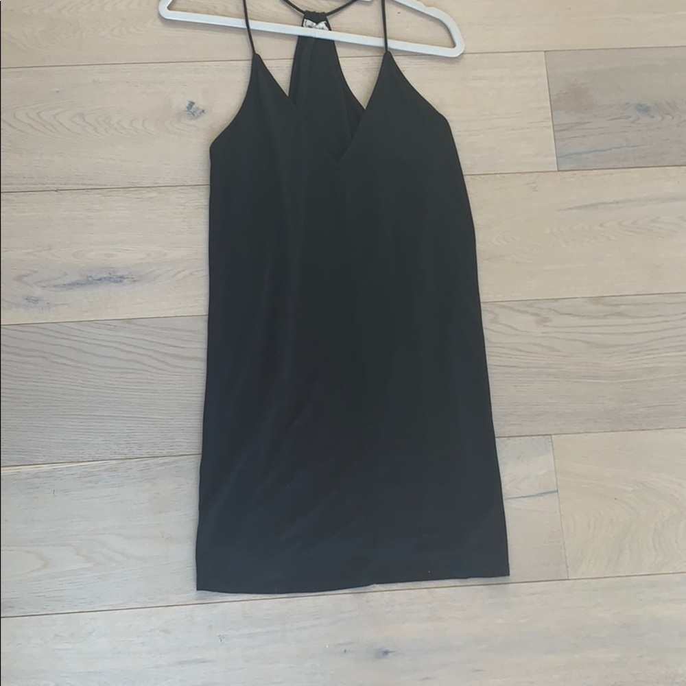 black urban outfitter sundress w spaghetti straps